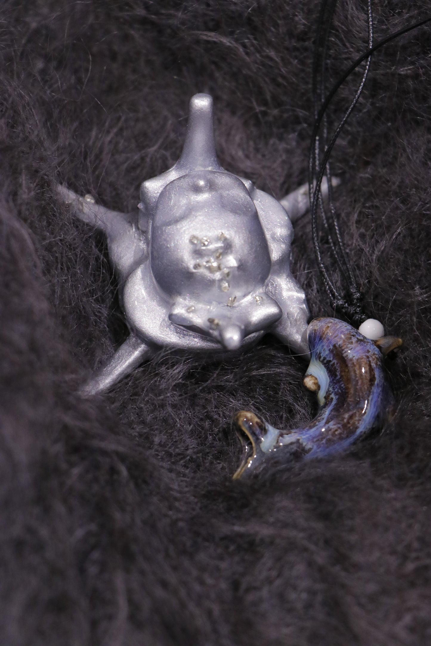 Song of the Tidal Spirit - Ceramic Dolphin Flute Amulet